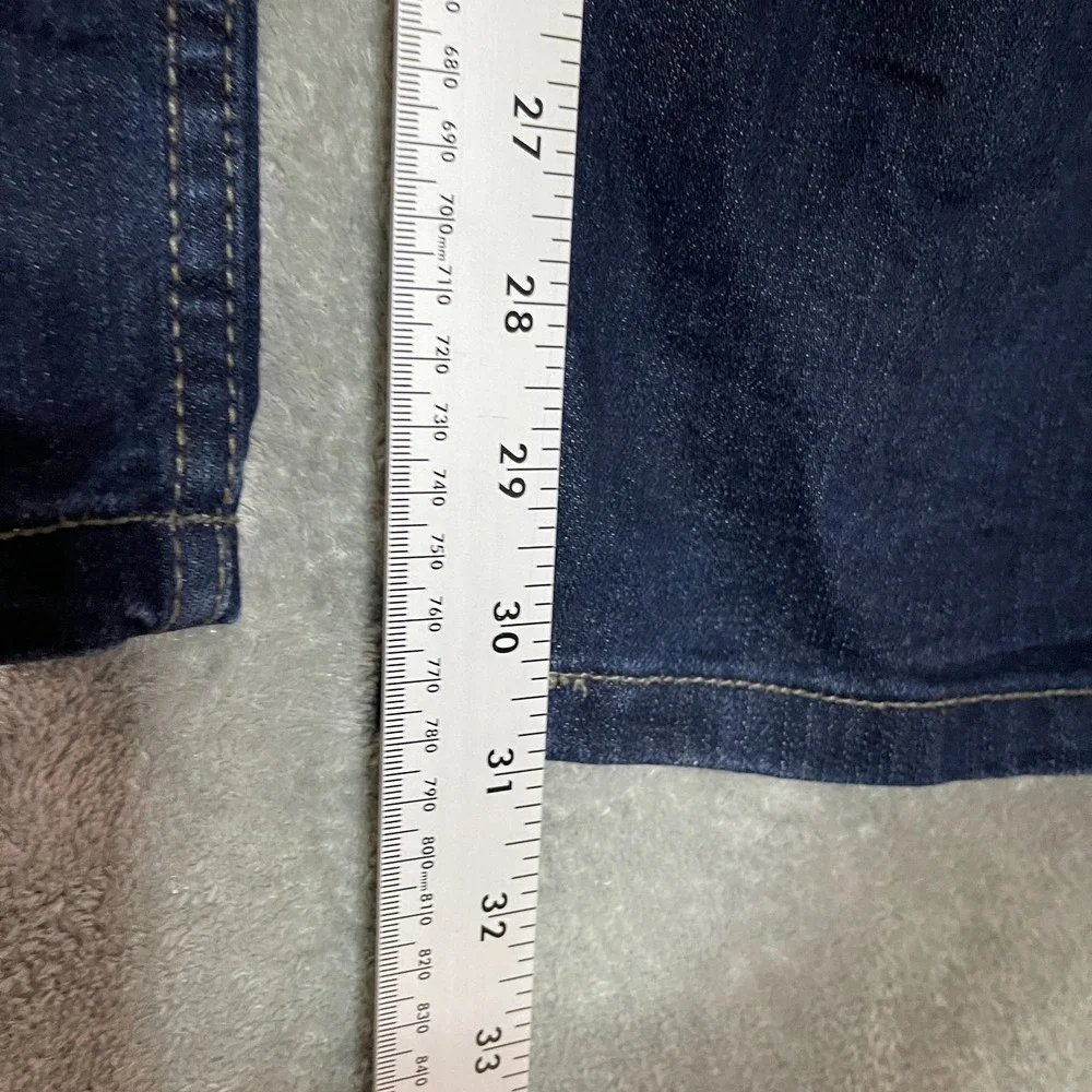 Signature Levis Mens Straight Leg Denim Jean 38x31* Americana Smart Casual Dark